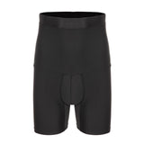 Men Body Shaper Slimming Shorts High Waist Shapewear Modeling Boxer Briefs Stretch Tummy Control Ultra Lift Girdle Underwear