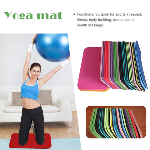 Yoga Knee Pad Non-slip Moisture-resistant Yoga Mat For Plank Pilates Exercise Perfect Size And Slip Resistant Travel Friendly