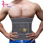 SEXYWG Slim Waist Trainer Back Supports Belt Men Body Shaper Neoprene Saua Suit Fat Burning Strap Waist Cincher Corset Shapewear