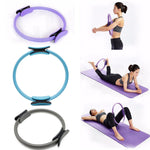 Resistance Pilates Rings Magic Circle Body Sport Fitness Weight Exercise Gymnastic Aerobic Fitness Wheel Handle Yoga Kit Ring