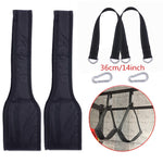 Fitness AB Sling Straps Suspension Rip-Resistant Heavy Duty Pair for Pull Up Bar Hanging Leg Raiser Home Gym Fitness Equipment